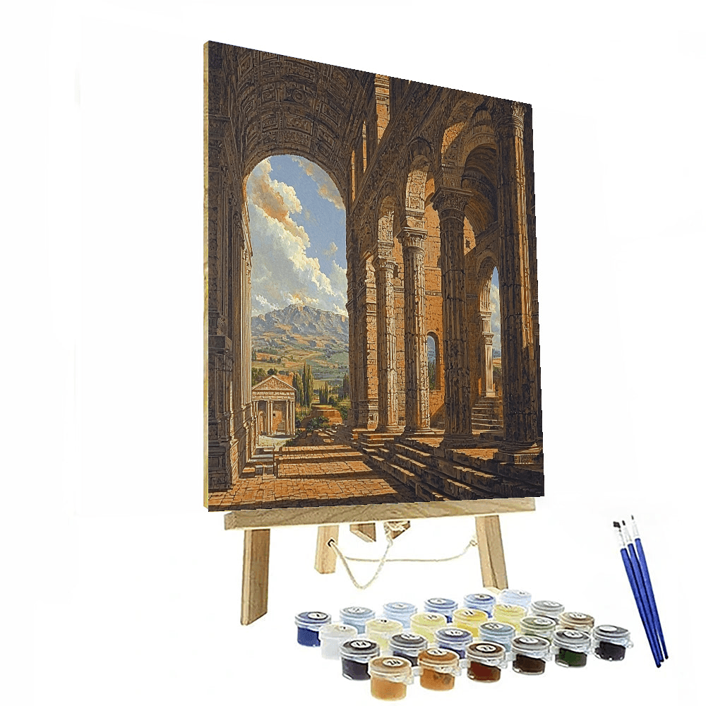 Giovanni Battista Piranesi Inspired Ancient Roman Architecture  Paint By Numbers Kits