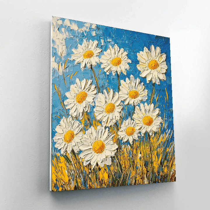 Vincent Van Gogh Inspired Dance Of The Daisies  Painting By Numbers Kit