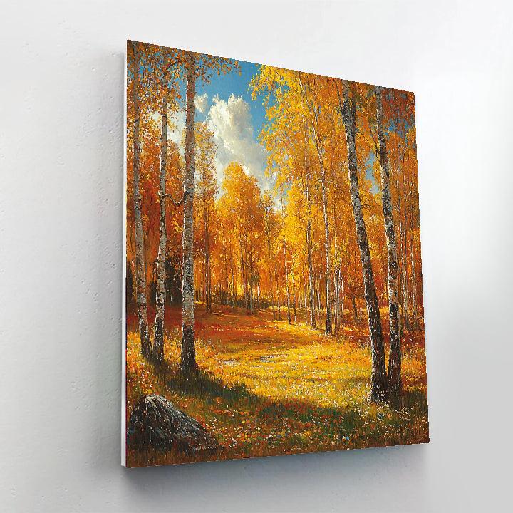 Albert Bierstadt Inspired Glorious Autumn Splendor  Paint By Numbers