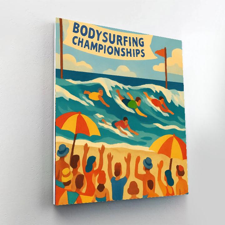 World Bodysurfing Championships DIY Paint By Numbers