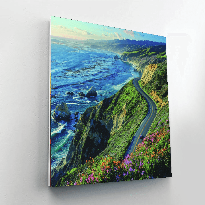 Big Sur Coastal Highway Numbered Painting Kits