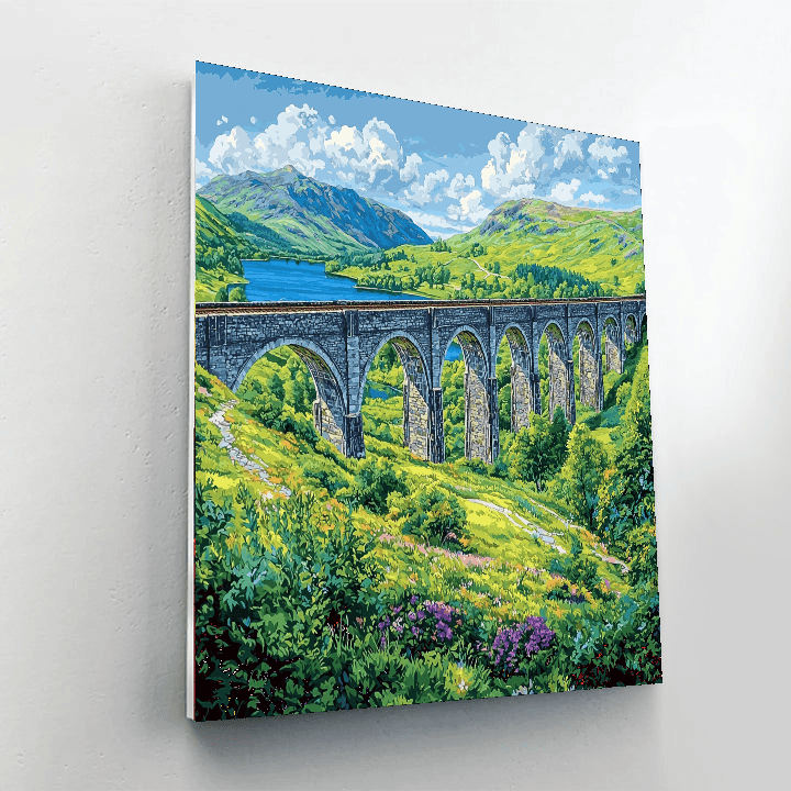 Glenfinnan Viaduct Numbered Painting Kits