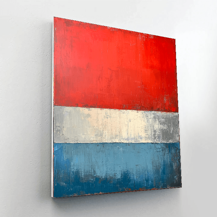 Mark Rothko Inspired Melancholy Harmony  Painting By Numbers Kit