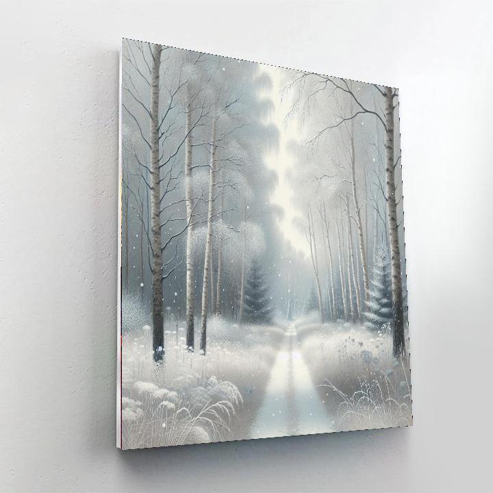 Frosty Woodland Walk Paint By Numbers Kits