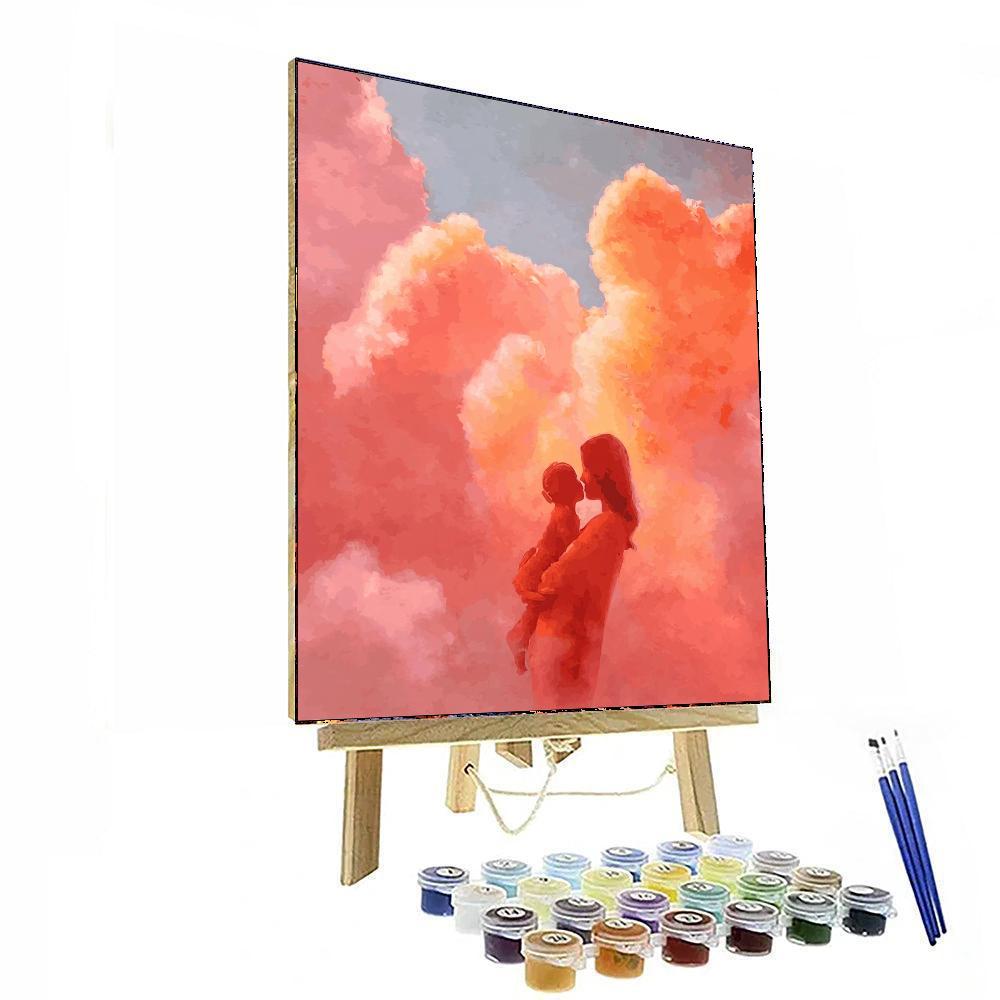 Mom's Heart Number Painting