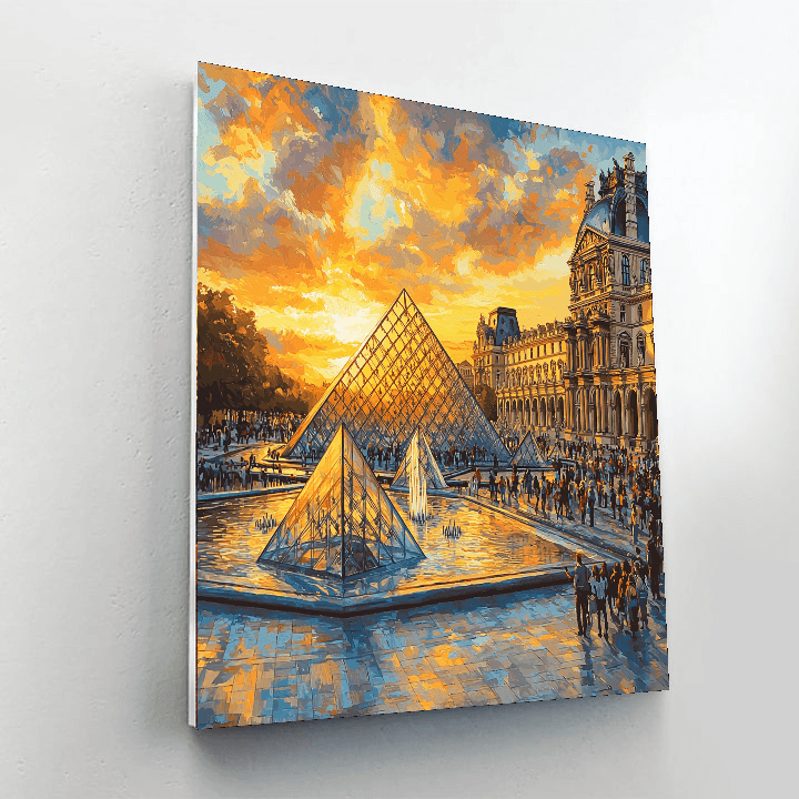 Louvre Museum DIY Paint By Numbers