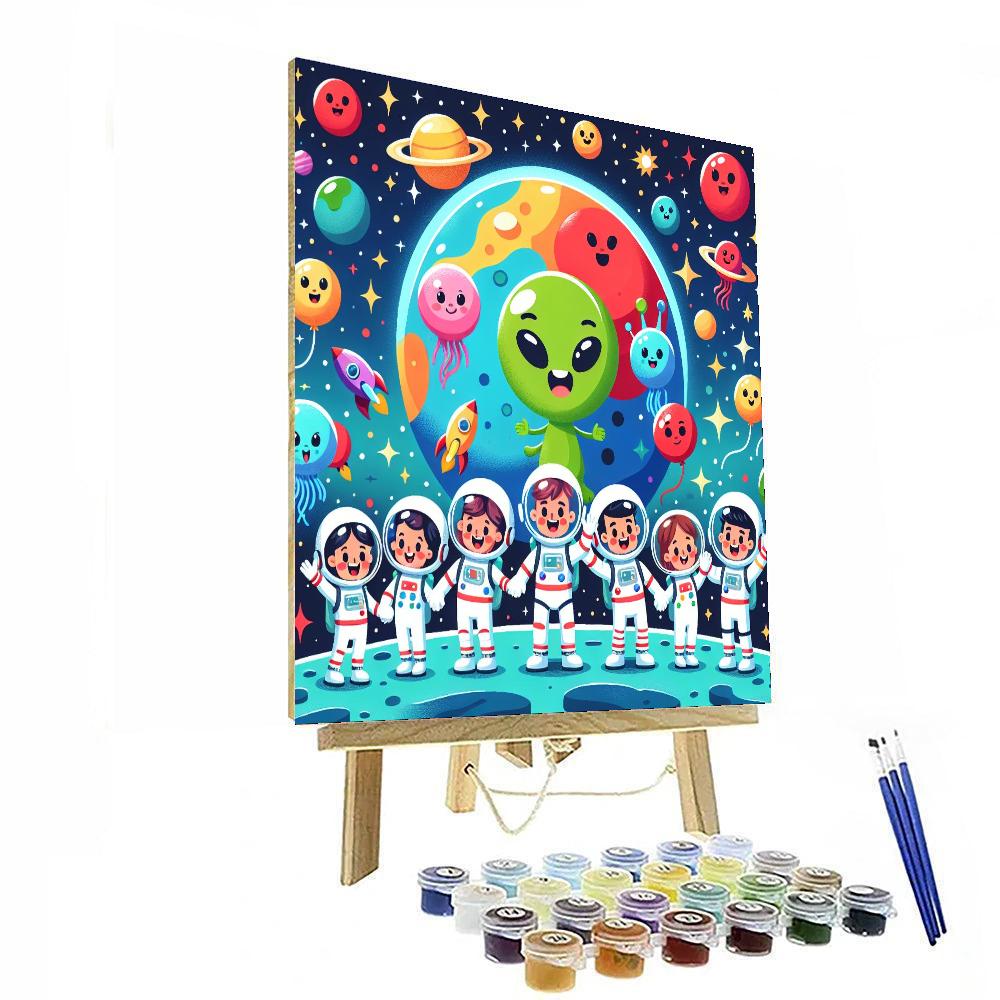 Magical Space Adventures Paint By Numbers