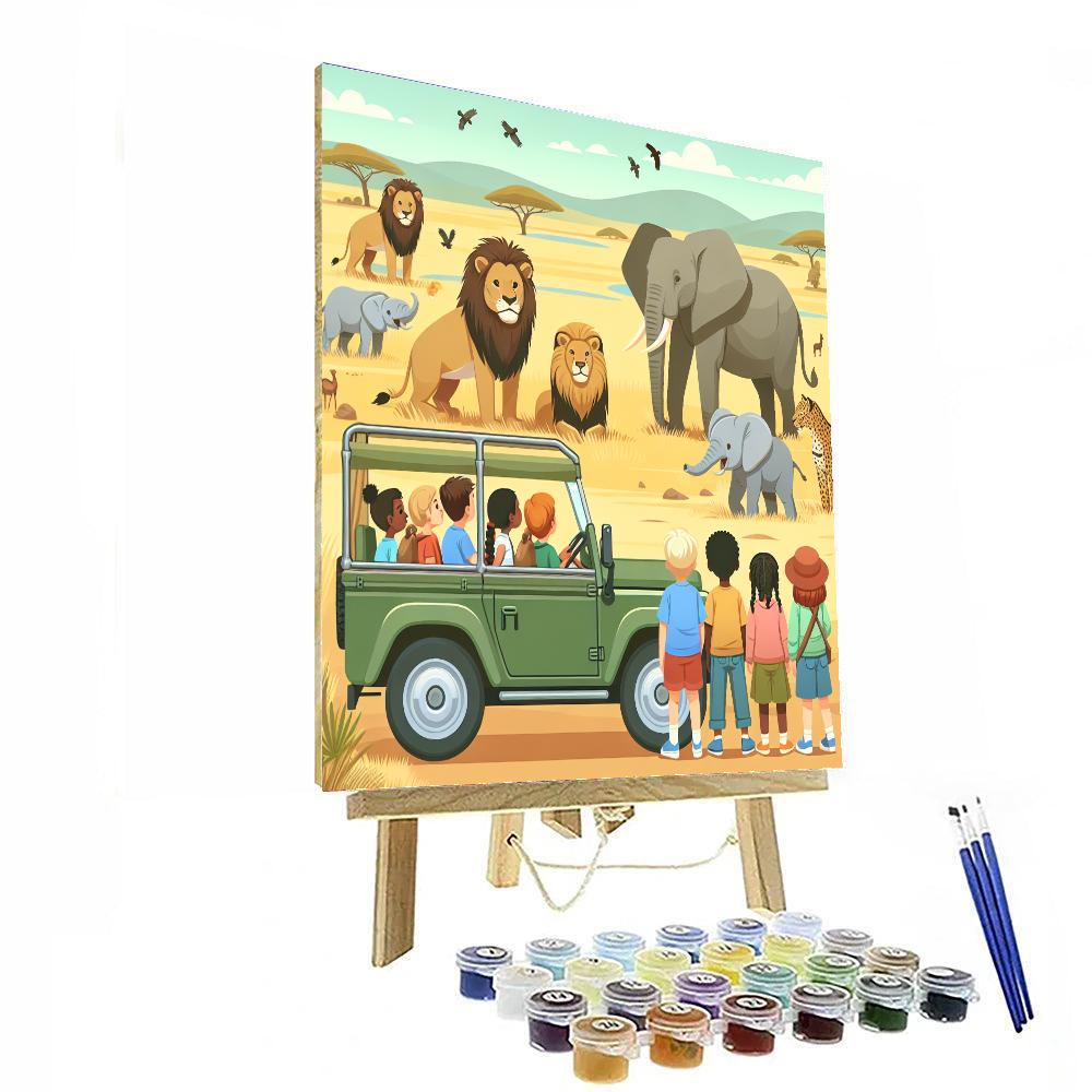 Safari Secrets Number Painting