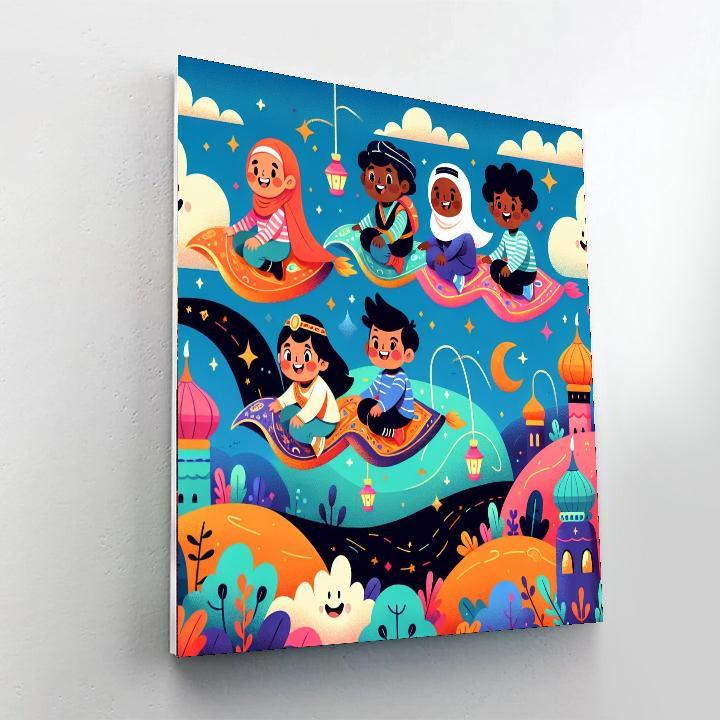 Magic Carpet Voyage Paint By Numbers