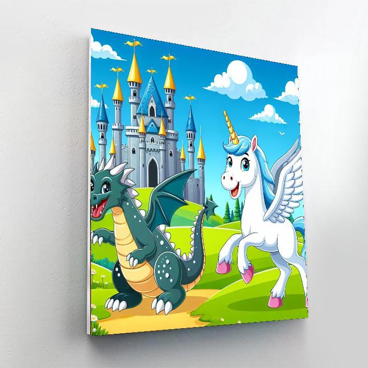 Magical Kingdom Of Dreams Numbered Painting Kits