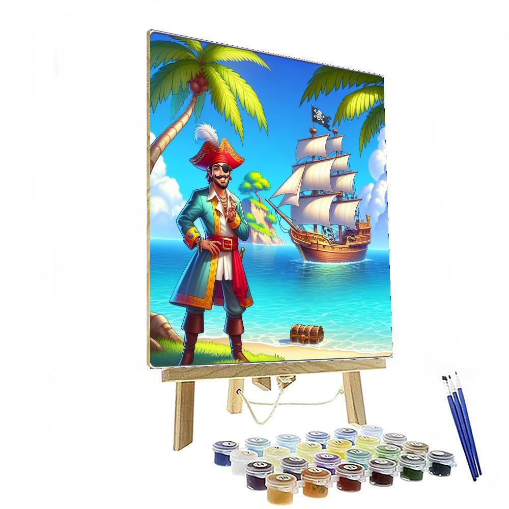 Courageous Pirate Voyage Paint By Numbers