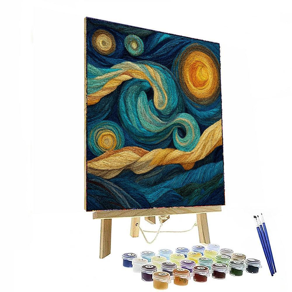 Vincent Van Gogh Inspired Stellar Landscapes  Paint By Number