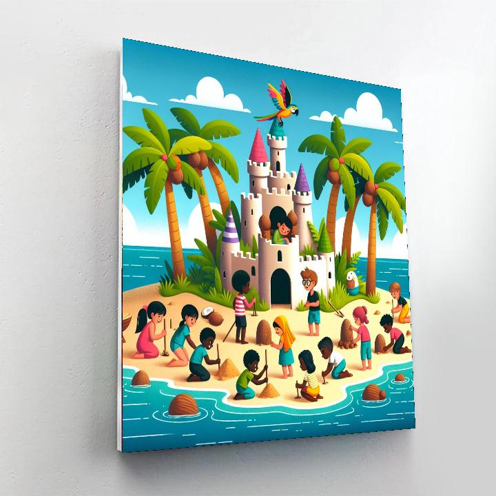 Island Castaways Paint By Numbers Art