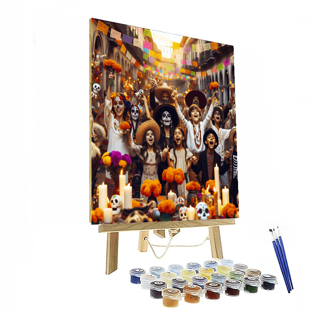 The Day Of The Dead Festival - Mexico Number Painting