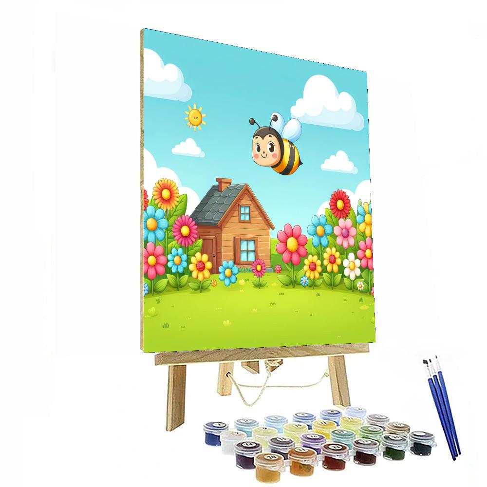 Busy Bee Farm Adventure Paint By Numbers Art