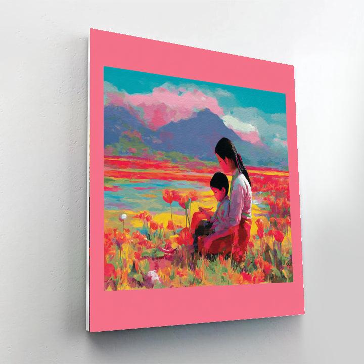 Blossoming Bonds DIY Paint By Numbers