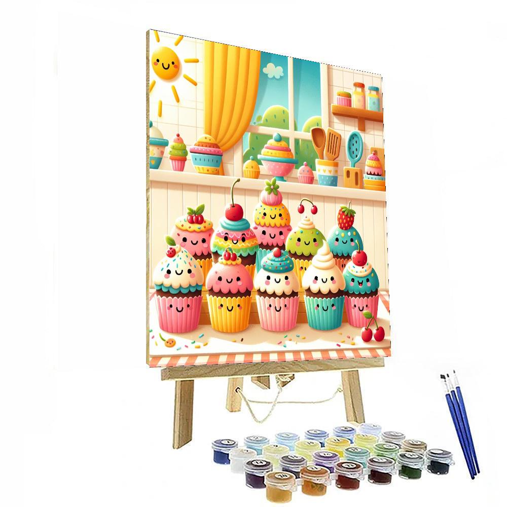 Charming Cupcake Creations Paint By Color