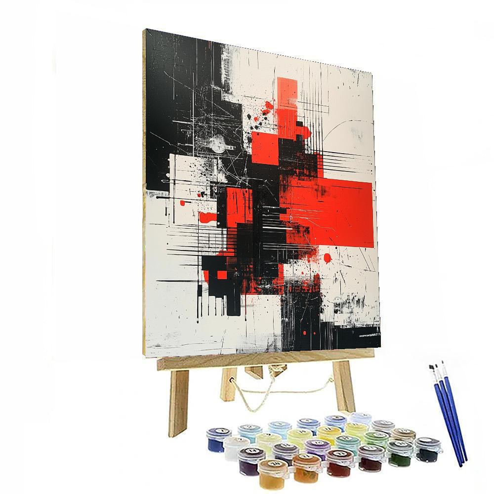 Banksy Inspired Lost Connections  DIY Paint By Numbers