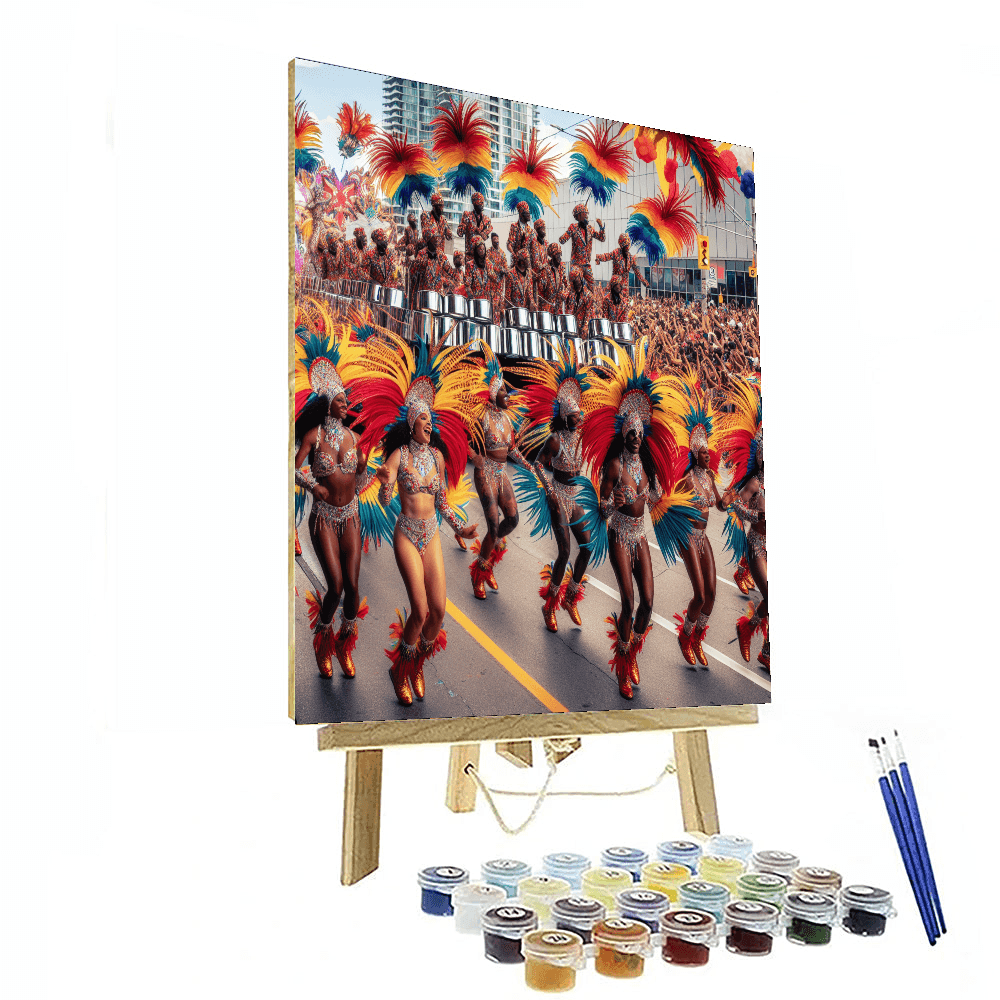 Caribbean Carnival - Toronto, Canada Painting By Numbers Kit