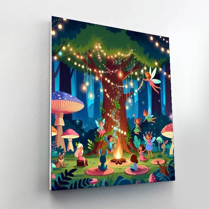 Fantasy Fairy Woodland Paint By Numbers