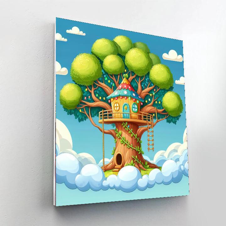 Sunny Day Treehouse Paint By Numbers Kits