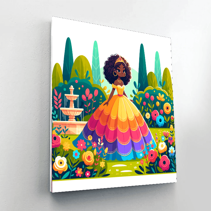 Fairy Tale Princess Garden DIY Paint By Numbers