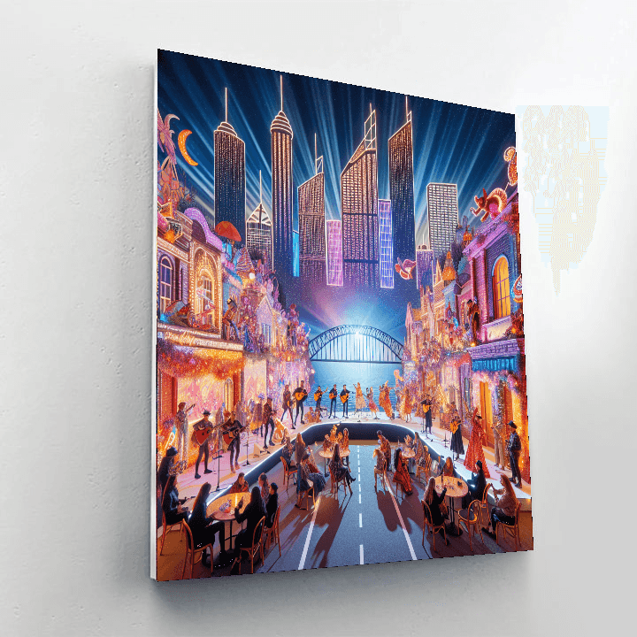 The Sydney Festival - Australia Number Painting