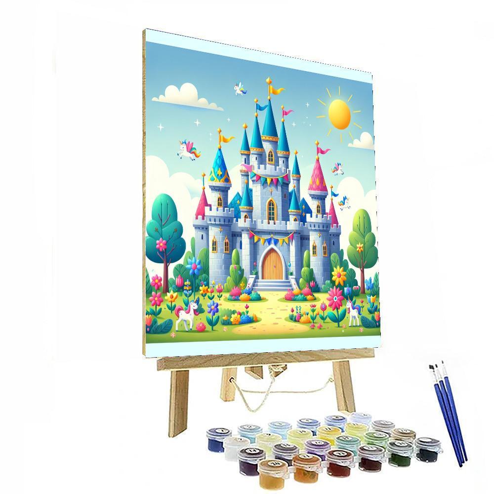 My Magical Castle Paint By Numbers