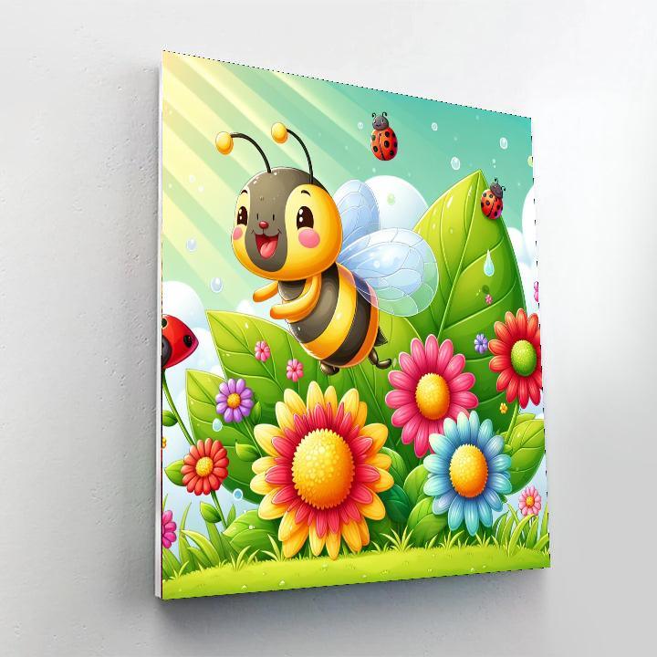 Fantastic Flower Power Painting Number Kit
