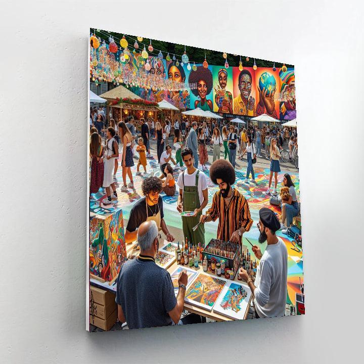 Zürich Festival - Switzerland - DIY Painting By Numbers Kit - Artistry Rack