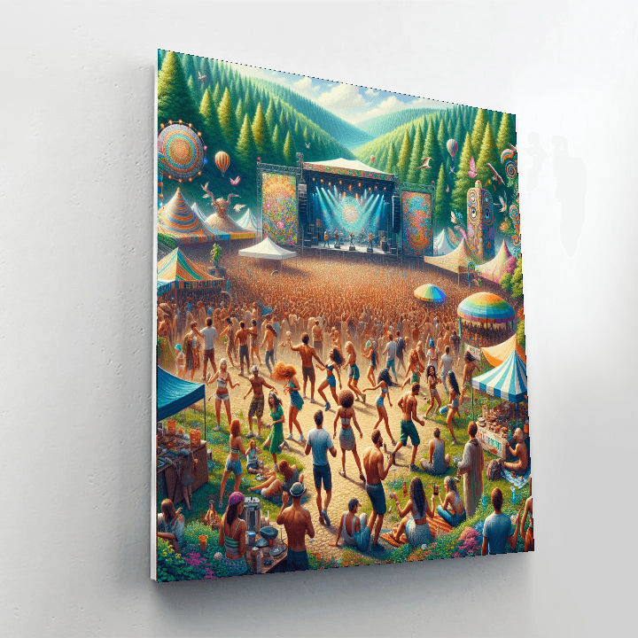 Rothbury Music Festival - United States Numbered Painting Kits