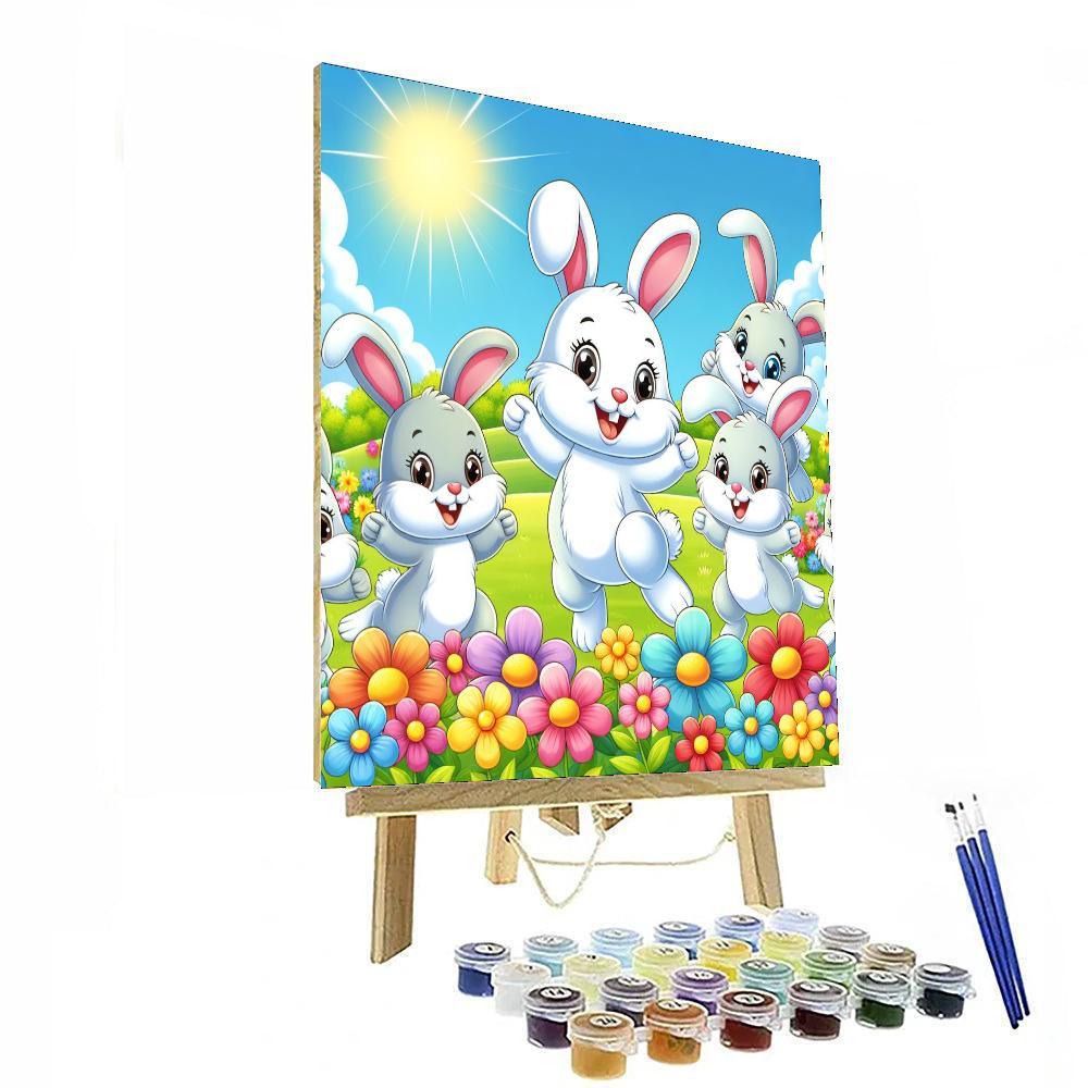 Bouncy Adventure In The Meadow Painting By Numbers Kit