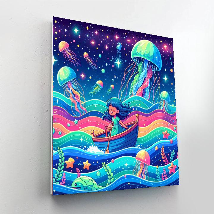 Enchanted Ocean Odyssey Painting Number Kit