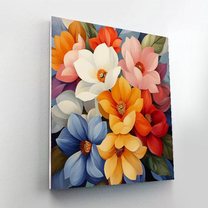 Georgia O'Keeffe Inspired Burst Of Joy  Paint By Numbers Kits