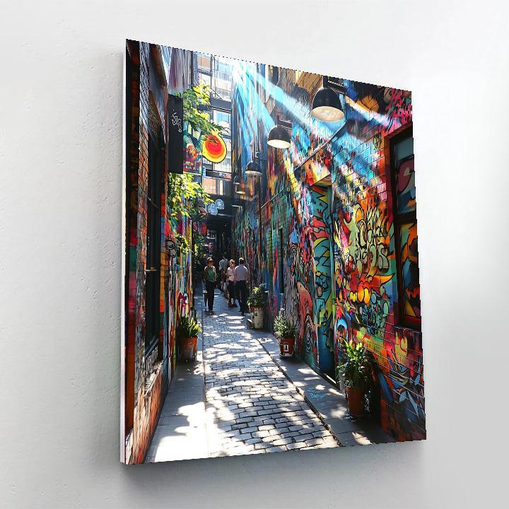 Street Art Tour In Melbourne Painting Number Kit