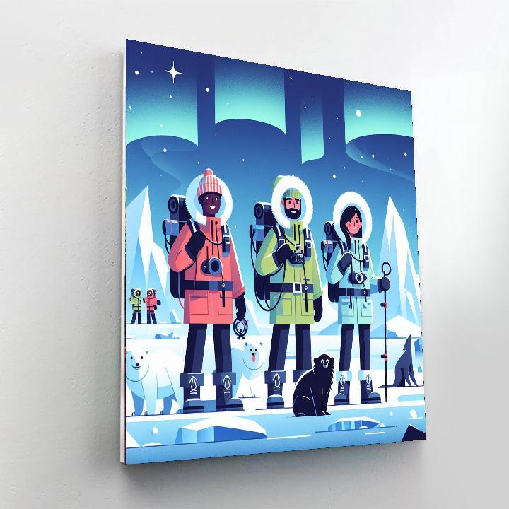 Arctic Rescue Operation Paint By Numbers