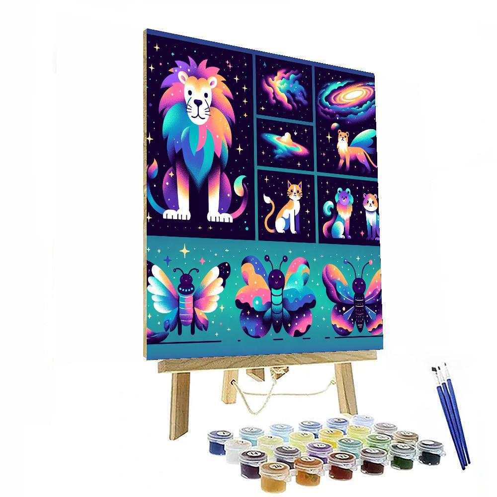 Galaxy Zoo Adventure Number Painting