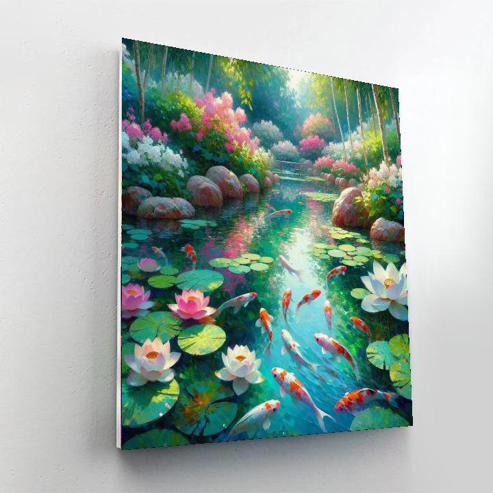 Serene Garden Sanctuary Numbered Painting Kits