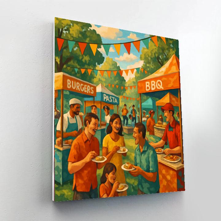The Taste Of Chicago - Chicago Painting By Numbers Kit