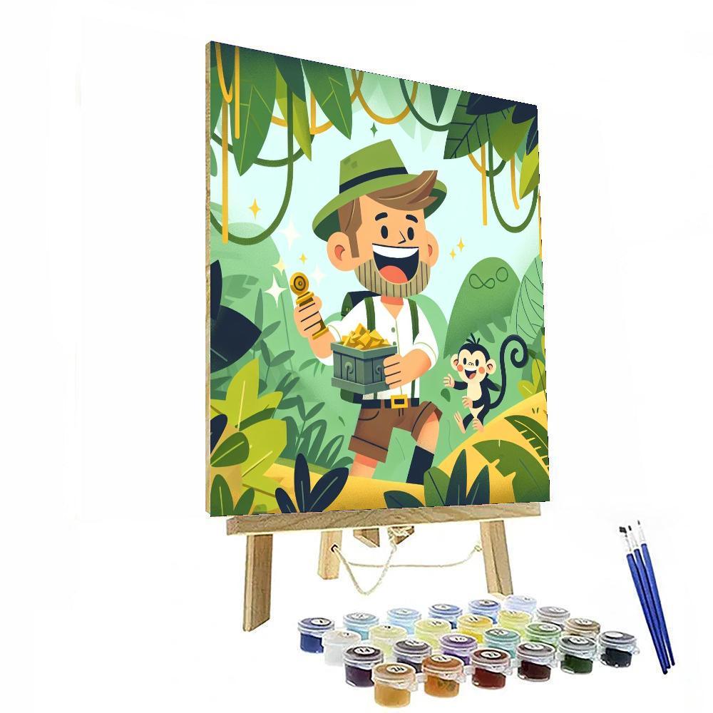 Jungle Treasure Hunt Paint By Numbers Kits