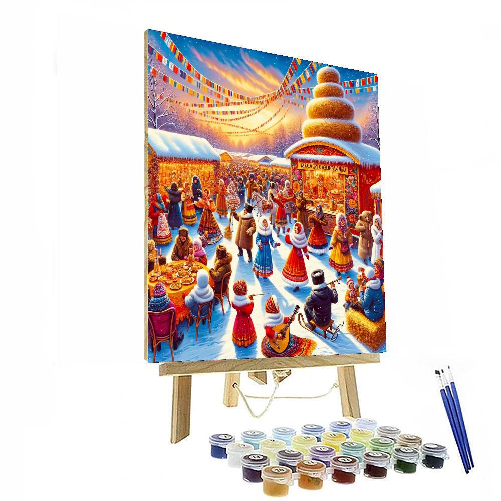 Maslenitsa Pancake Festival - Moscow, Russia Paint By Numbers