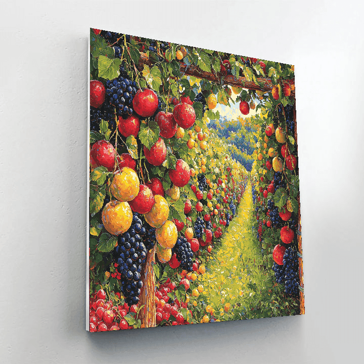 Claude Monet Inspired Bright Orchards  Paint By Numbers Art