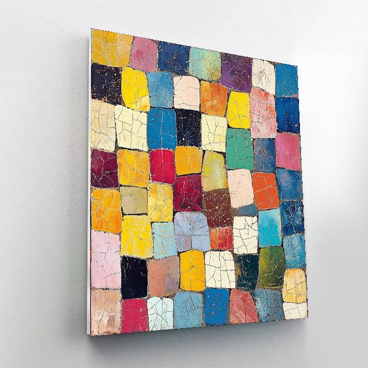 Paul Klee Inspired Vision Of Color  Painting Number Kit