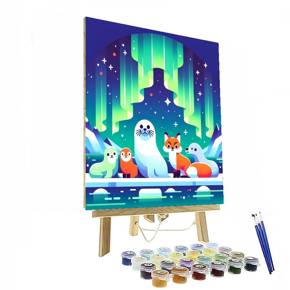 Aurora Arctic Adventure Numbered Painting Kits