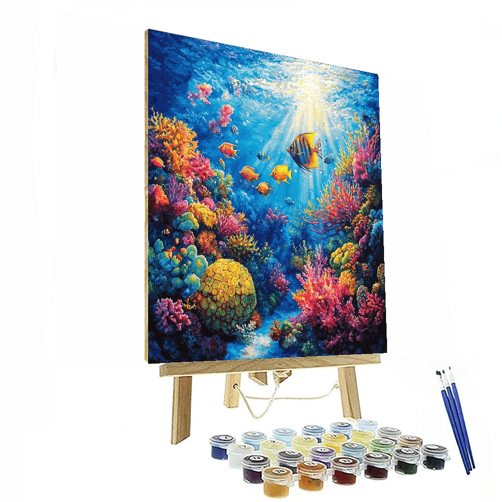 The Great Barrier Reef - Australia Number Painting