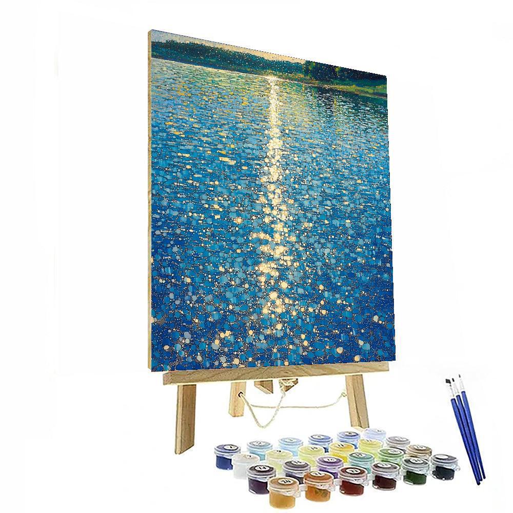 Georges Seurat Inspired Sublime Reflections  Paint By Number
