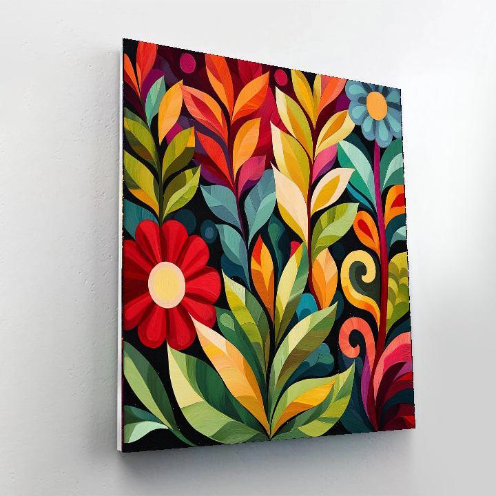 Frida Kahlo Inspired Emotional Garden  Painting By Numbers Kit