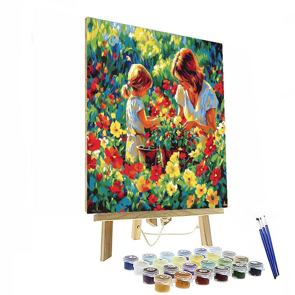 Mom's Loving Garden Painting By Numbers Kit