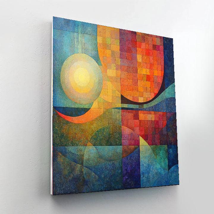 Paul Klee Inspired Whimsy Of The Infinite  Paint By Numbers Art