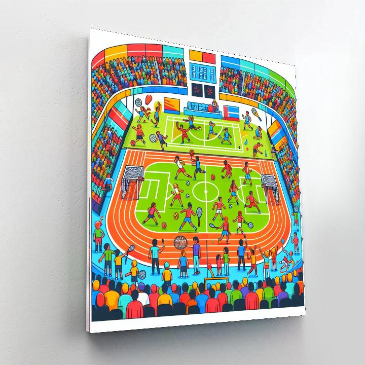Sports Champion Arena Paint By Numbers